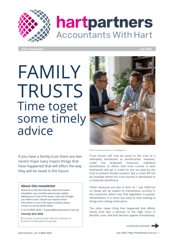July 2026 Newsletter